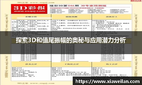探索3D和值尾振幅的奥秘与应用潜力分析